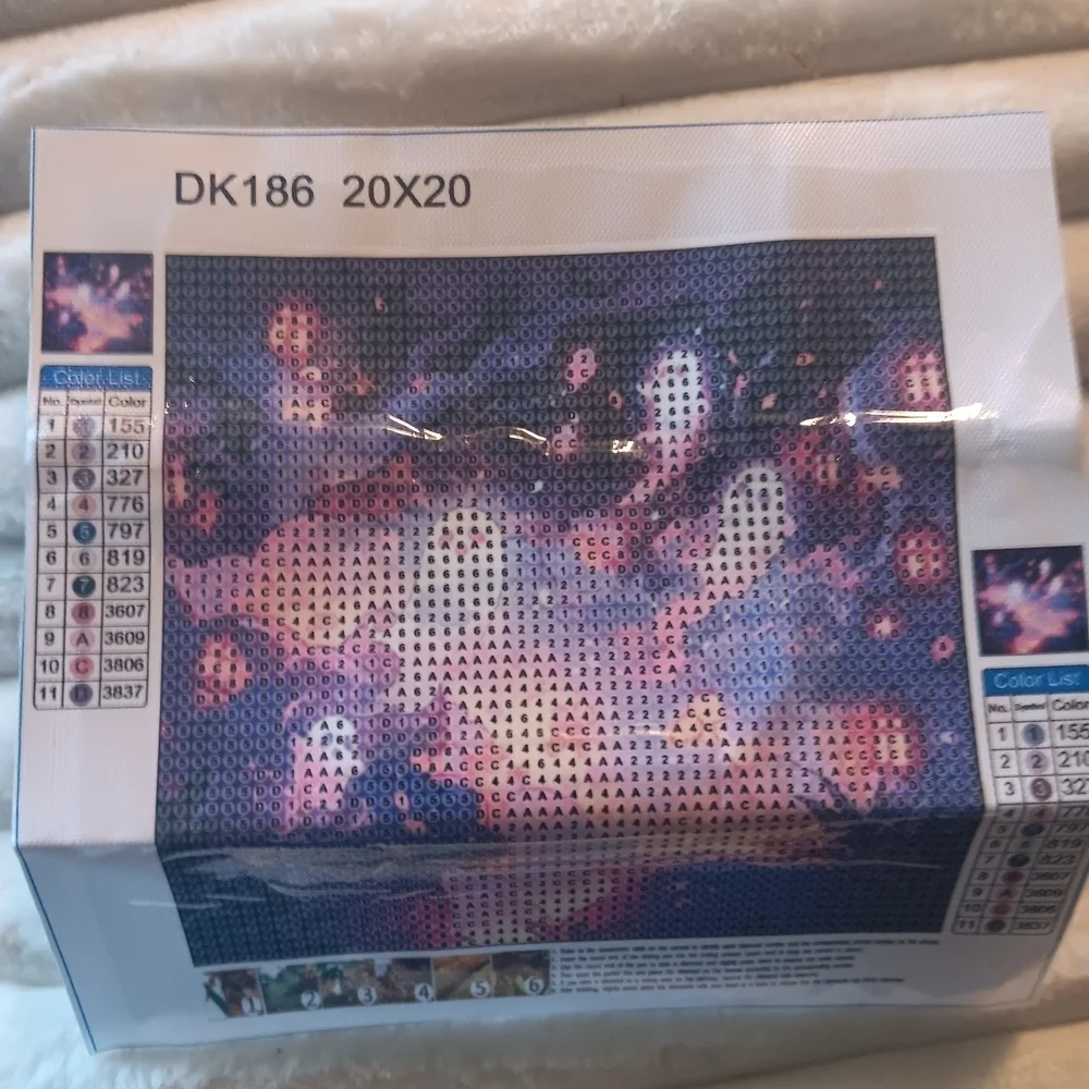20x20 Diamond Painting Kit Ghosts Flying Through Galaxy